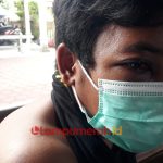 Teks foto : korban Muhammad Nur Ilham mengalami luka-luka (ist)