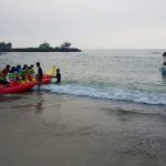 Suasana pantai di My Pisita Anyer. (Foto : Daeng Yus)