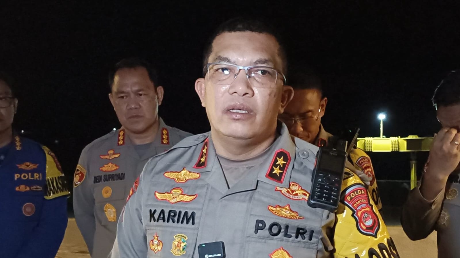 Kapolda Banten Irjen Pol Abdul Karim. (Foto : Daeng Yus)