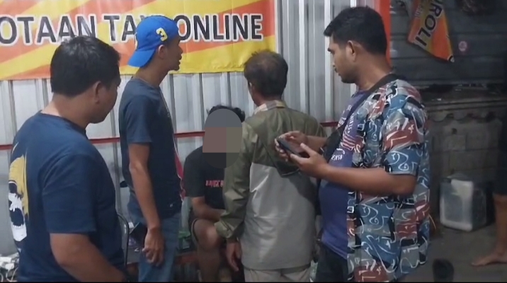 Fajril warga Carenang Serang, Provinsi Banten yang pergi meninggalkan rumah orangtuanya, oleh pihak kepolisian ditemukan di Sleman Yogyakara. (Foto : Daeng Yus)