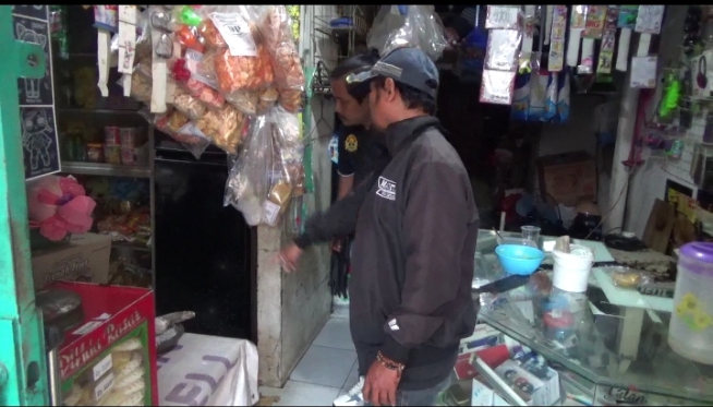 TKP, peristiwa kejadian perampokan di Kampung Teleng, Desa Karang Baru, Cikarang Utara, Kabupaten Bekasi, pada Rabu(26/06/2024).