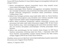 Siaran Pers Nasdem