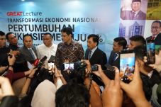 Menkeu Purbaya Yudhi Sadewa saat hadir di Forum Great Lecture di Bidakara, kamis, (11/9/25)