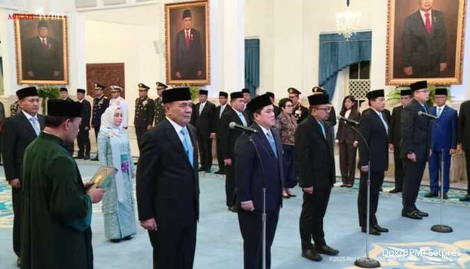 rAcara pelantikan tersebut digelar di Istana Negara, Jakarta, pada Rabu, 17 September 2025.
