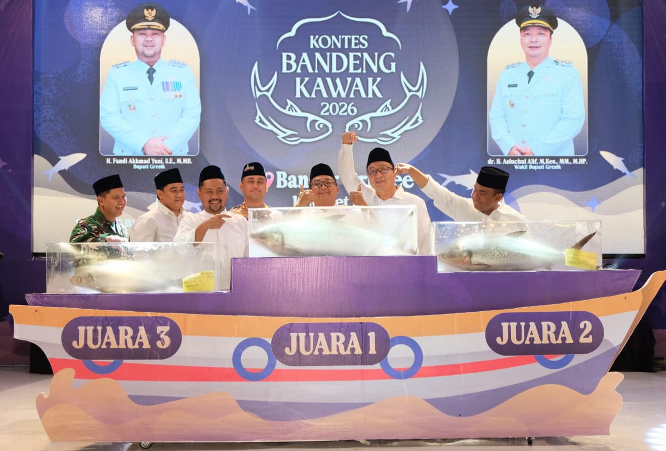 Rekor Pasar Bandeng Gresik 2026 Dipecahkan Bandeng Kawak 19 Kilogram