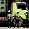 Demi Lancarnya Arus Mudik Polres Gresik Tertibkan Truk Sumbu 3