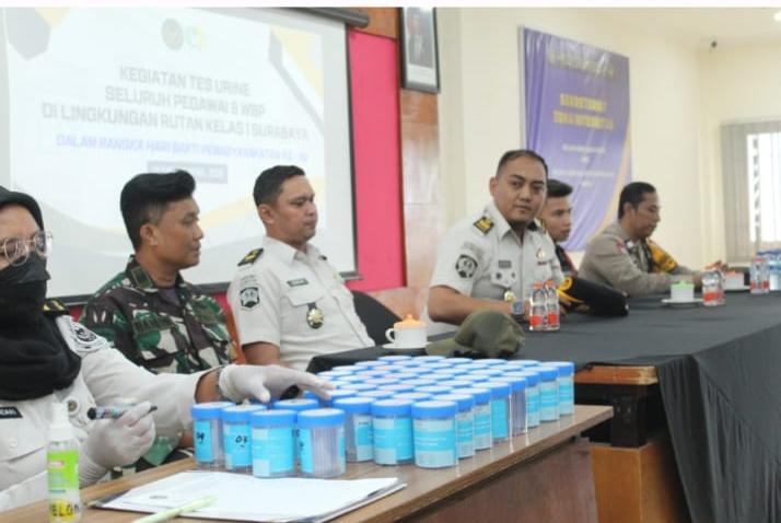Rutan Medaeng Perketat Pengawasan, Tes Urine Massal Jadi Benteng Lawan Narkoba