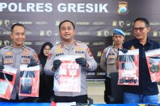 Polres Gresik Ringkus Empat Pengedar Narkoba Sita 68,211 Gram Sabu