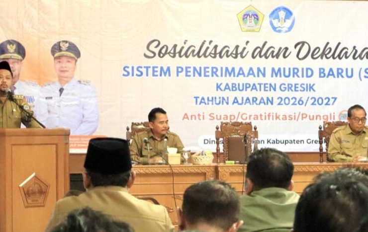 Bupati Gresik Tegaskan Proses Penerimaan Murid Baru Bersih dan Transparan