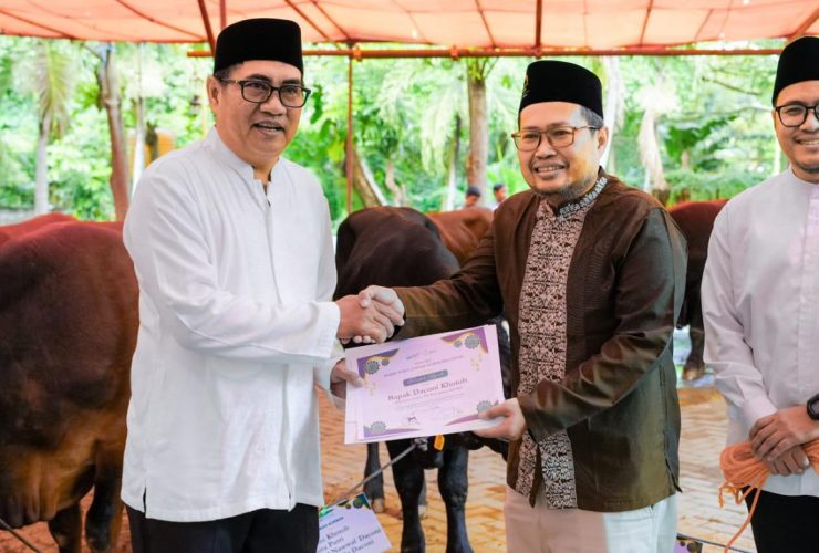 Hewan Kurban Bantuan Petrokimia Gresik Berasal Dari.Kebun Percobaan