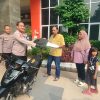 Kapolres Gresik Kembalikan Motor yang Dicuri di Jalan Panglima Sudirman