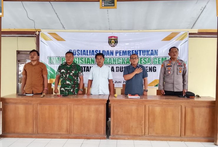 Danramil Karanganyar Hadiri Sosialisasi Pembentukan Pengisian Perangkat Desa
