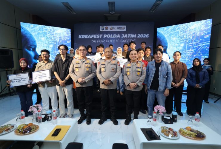 Hari Bhayangkara ke -80 Polda Jatim Dorong Pemanfaatan AI untuk Keamanan Publik