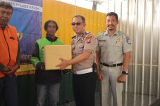 Satlantas Polres Gresik Ajak Ojol Ngopi Bareng Bahas Kamtibmas