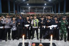 Polres Gresik Sukses Kawal Suran dan Pengesahan Warga Baru PSHT