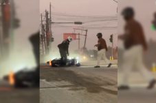 Tegal Danas Darurat Debu, Pengendara Terjatuh Warga Protes Jalan Dipenuhi Material Coran