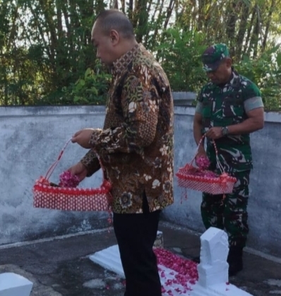 Hut Ngawi, Kasdim Ngawi Bersama Jajaran Forkopimda Ziarah Makam Leluhur