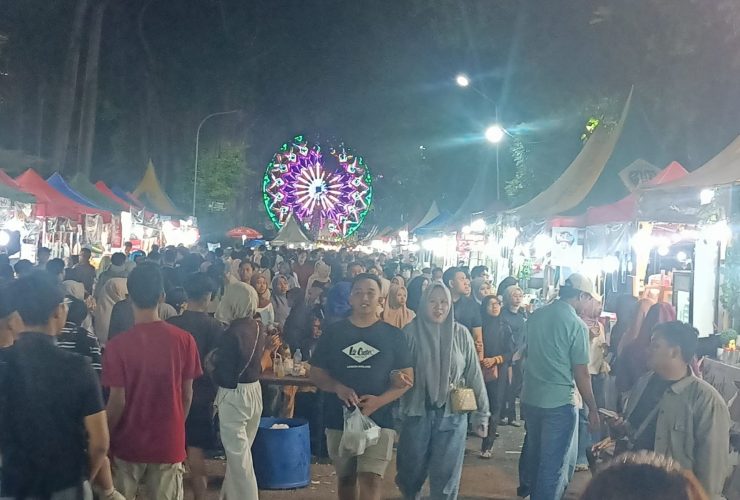 Pengunjung Petronite Fest Memadati Areal UMKM dan Arena Permainan Tradisional