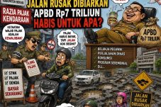 ‎Razia Pajak Gencar, Jalan Rusak Masih Dikeluhkan Warga Bekasi
