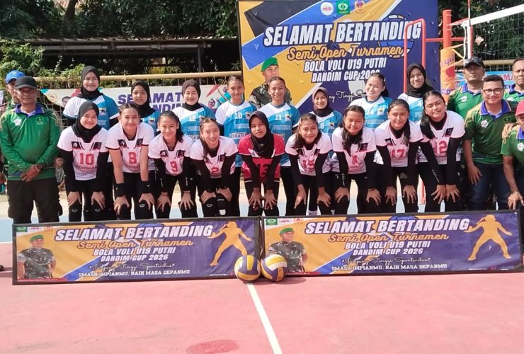 Dandim Cilegon Cup: Adu Talenta Voli Putri Muda, Panther Raih Juara