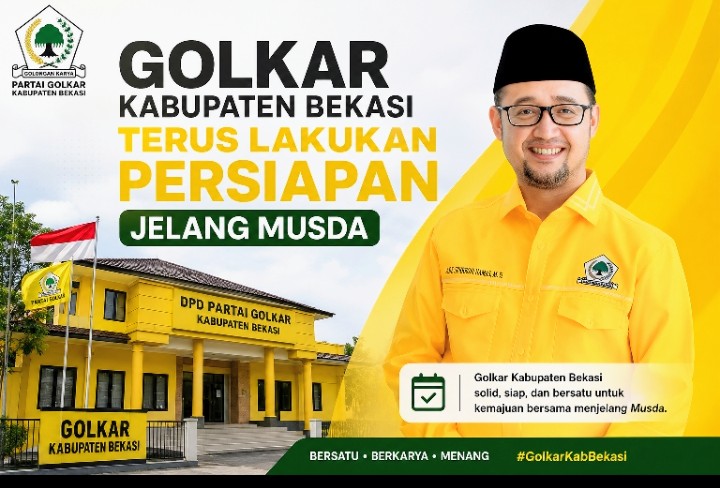 Golkar Kabupaten Bekasi Terus Lakukan Persiapan Jelang Musda XI