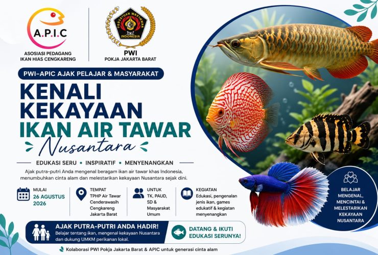 PWI-APIC Gelar Edukasi Ikan Air Tawar untuk Pelajar Jakarta Barat
