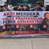 Massa Sampaikan Aspirasi di PN Jaksel, Minta Praperadilan Febrie Adriansyah Ditolak