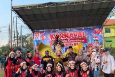 Ratusan Siswa TK Desa Kedanyang Gelar Karnaval Sorak Sorai Kemerdekaan RI