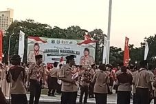 Gubernur Jatim Lepas 1.537 Pramuka  ke Jamnas XII di Cibubur