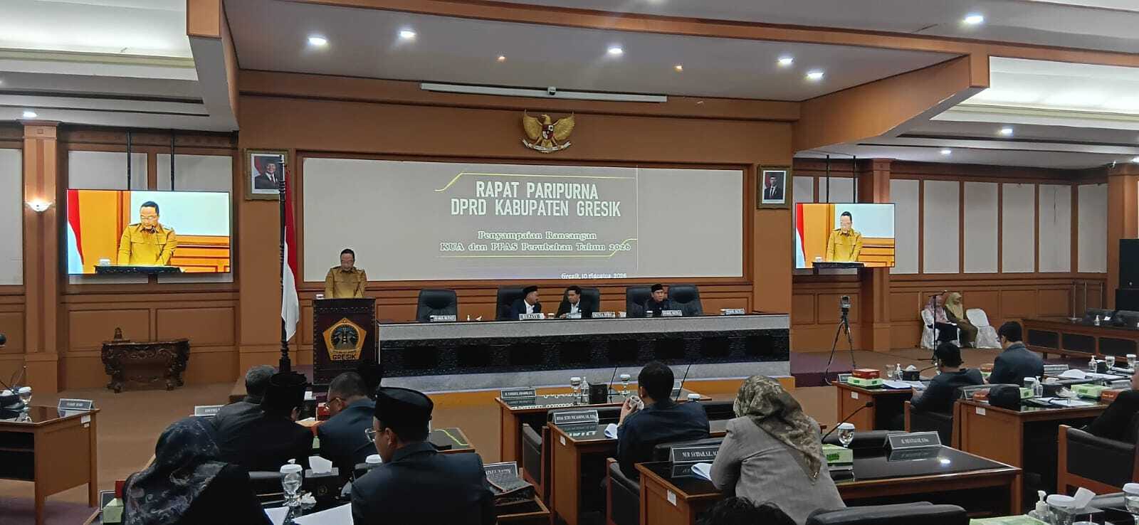 Pemkab Minta Dukungan DPRD Gresik Terkait Pembahasan Perubahan KUA-PPAS
