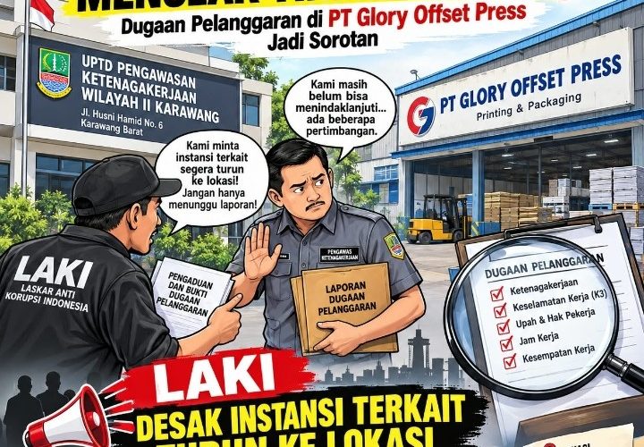 LAKI Soroti Dugaan Pelanggaran di PT Glory