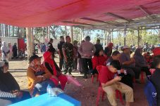 Babinsa Widodaren Amankan Kegiatan Grand Opening Pasar Wisata Kampung Kerbau