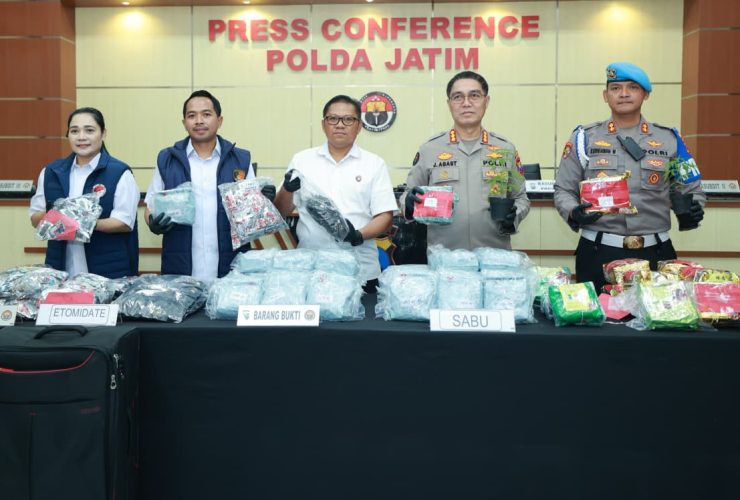 Polda Jatim Ungkap 1.870 Kasus Narkoba, 2.382 Tersangka Diamankan
