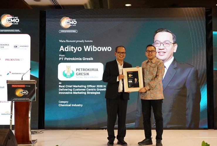 Direktur Keuangan dan Unum Petrokimia Raih Best Chef Marketing Officer