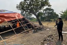 Polres Gresik Musnahkan Arena Sabung Ayam di Menganti