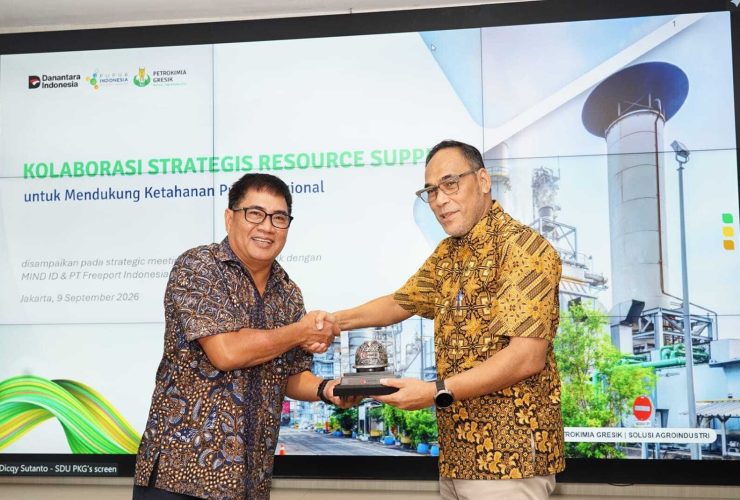 Petrokimia Gresik, Freeport dan Mind ID Bersinergi Bahan Baku Pupuk