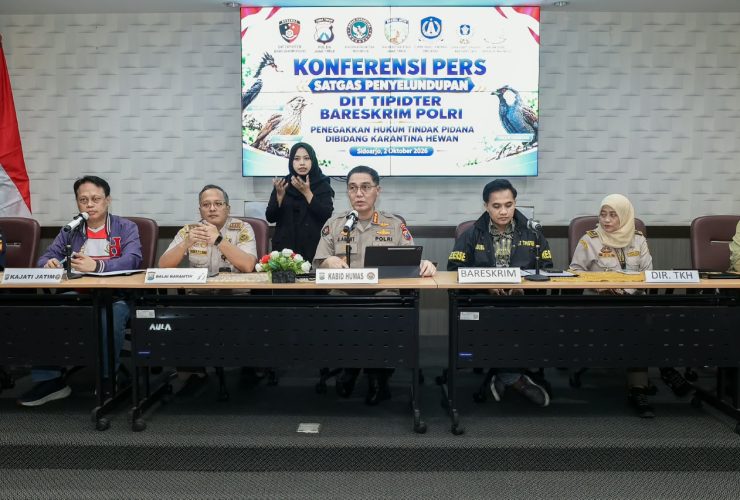 Bareskrim Polri Ungkap Dugaan Penyelundupan Ribuan Burung di Sidoarjo