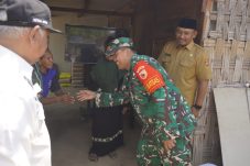 TMMD ke-130, Dandim Ngawi Bersama Danrem 081/DSJ dan Bupati Tinjau Rehab RTLH