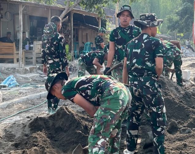 Pengalaman Pertama Prada Moh. Roni di TMMD ke-130 Kodim Ngawi, Mengabdi