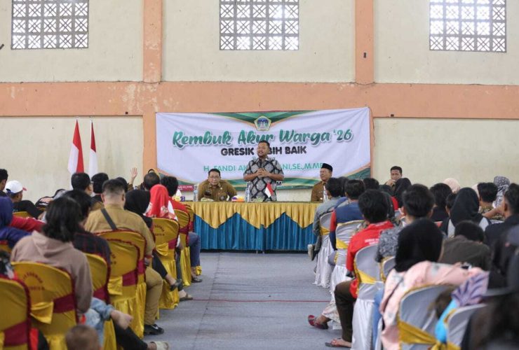 Melalui Rembuk Akur Warga Bupati Gresik Sosialisasikan Portal Perlinsos Digital